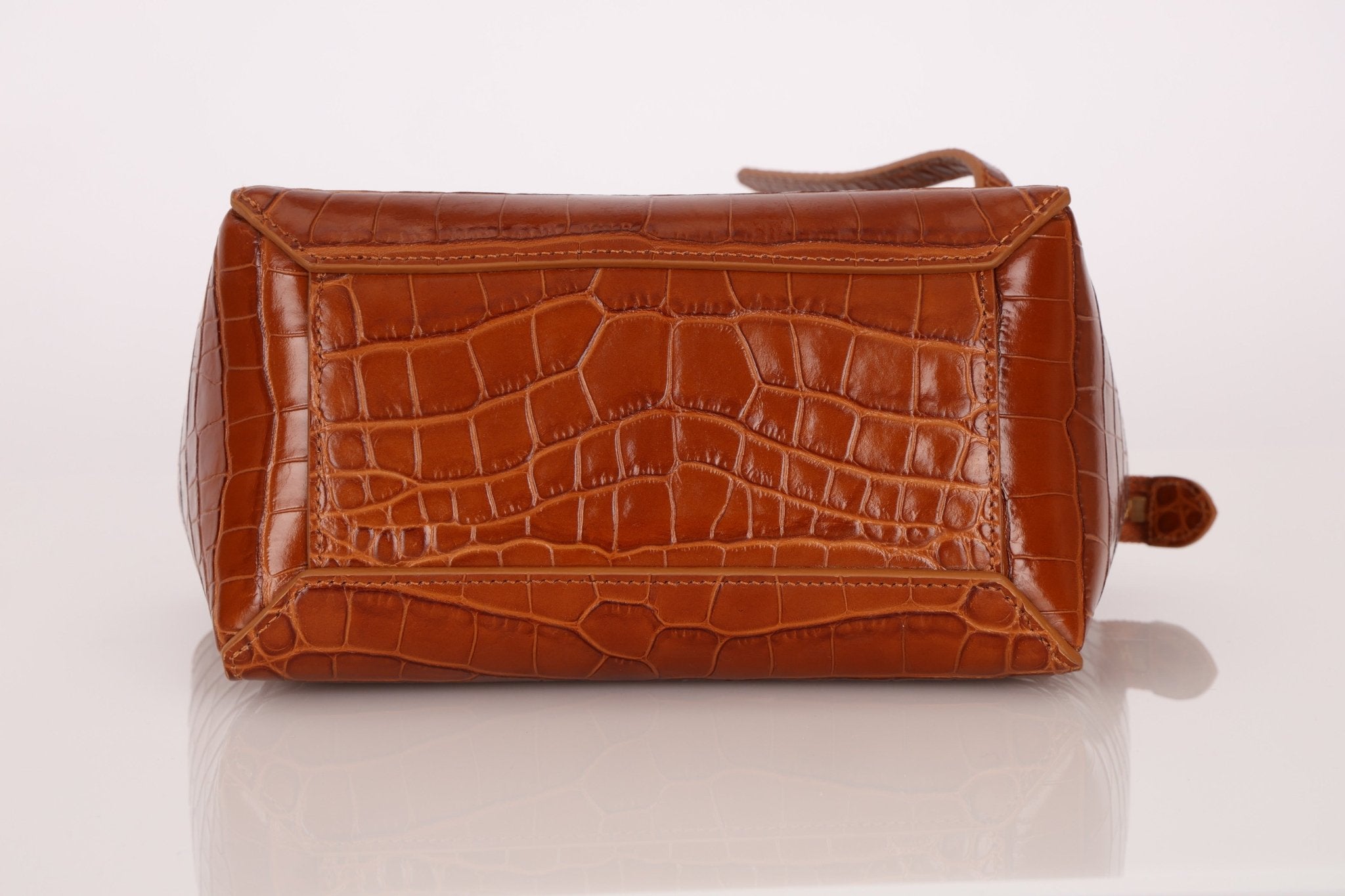 Celine Croc Embossed Nano Belt Bag - FashioNica