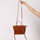 Celine Croc Embossed Nano Belt Bag - FashioNica