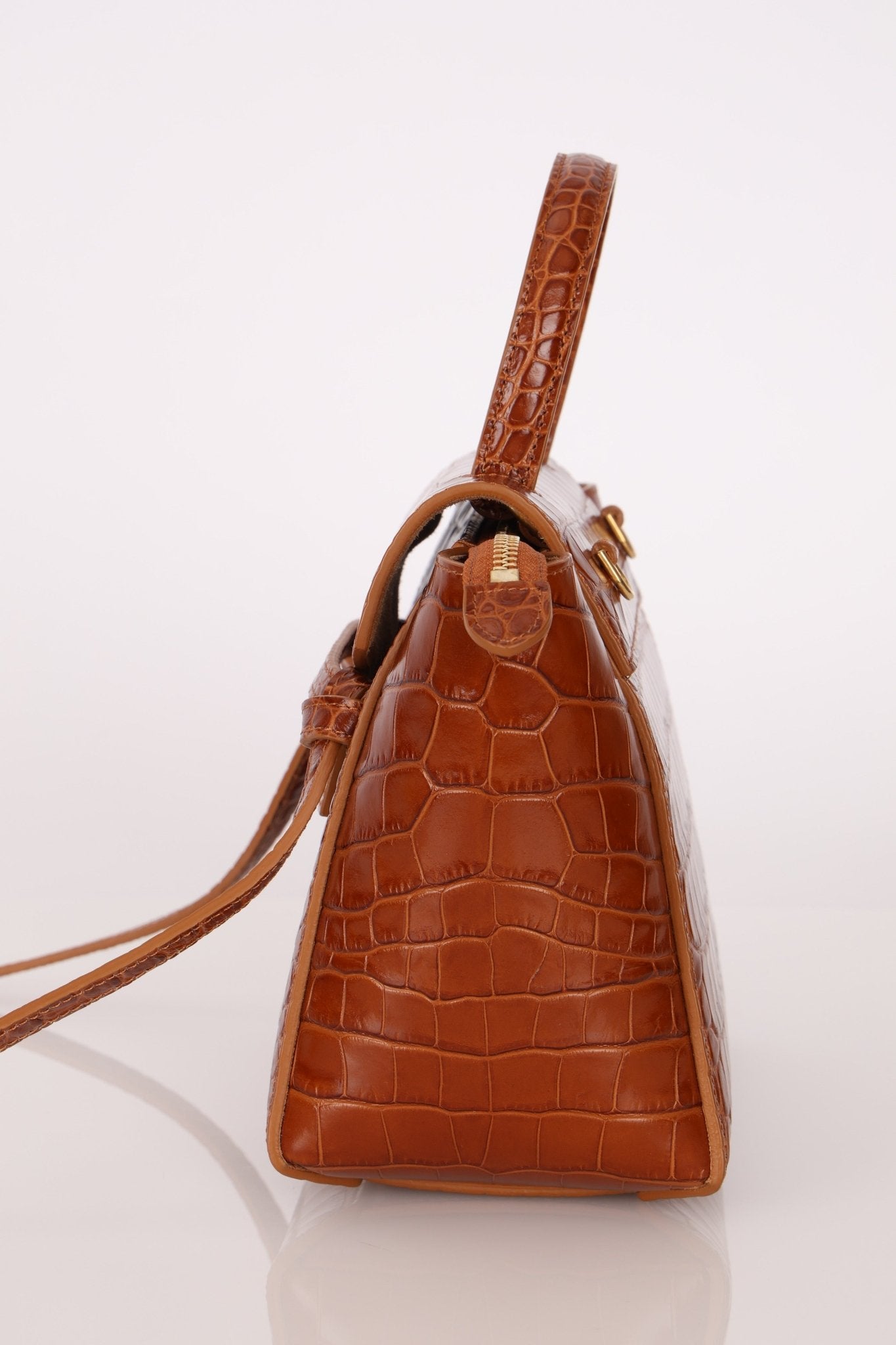Celine Croc Embossed Nano Belt Bag - FashioNica