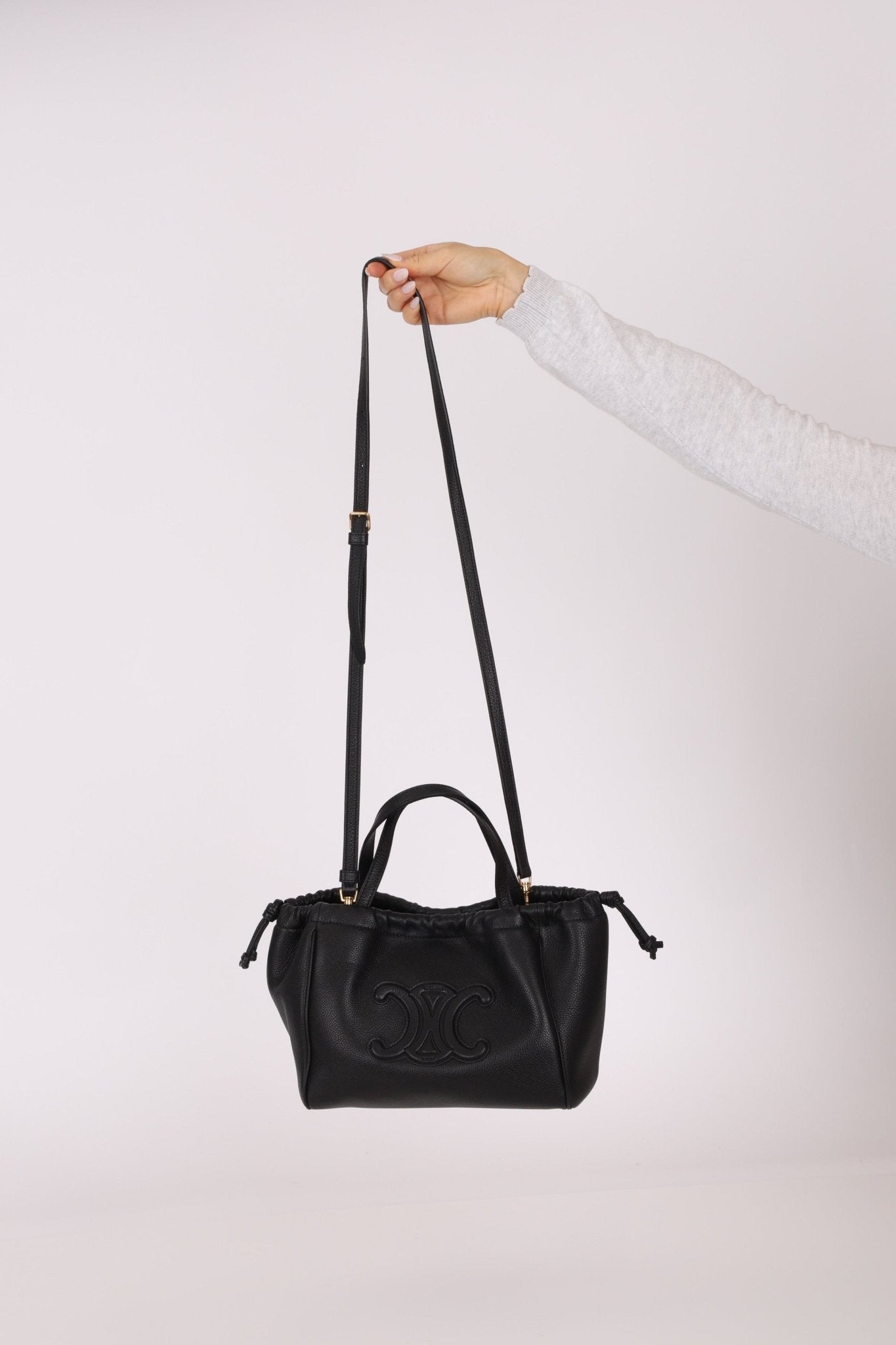 Celine Cuir Triomphe Small Cabas - FashioNica