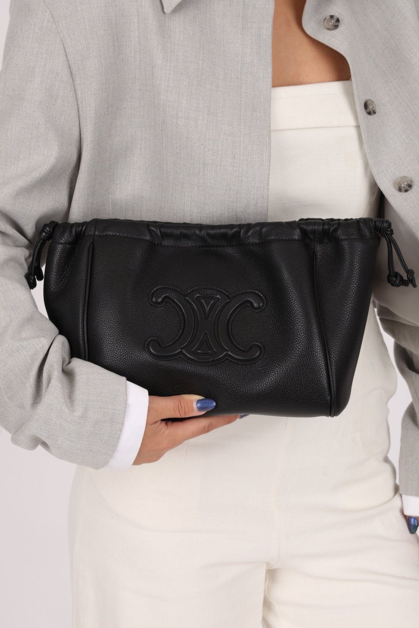 Celine Cuir Triomphe Small Cabas - FashioNica