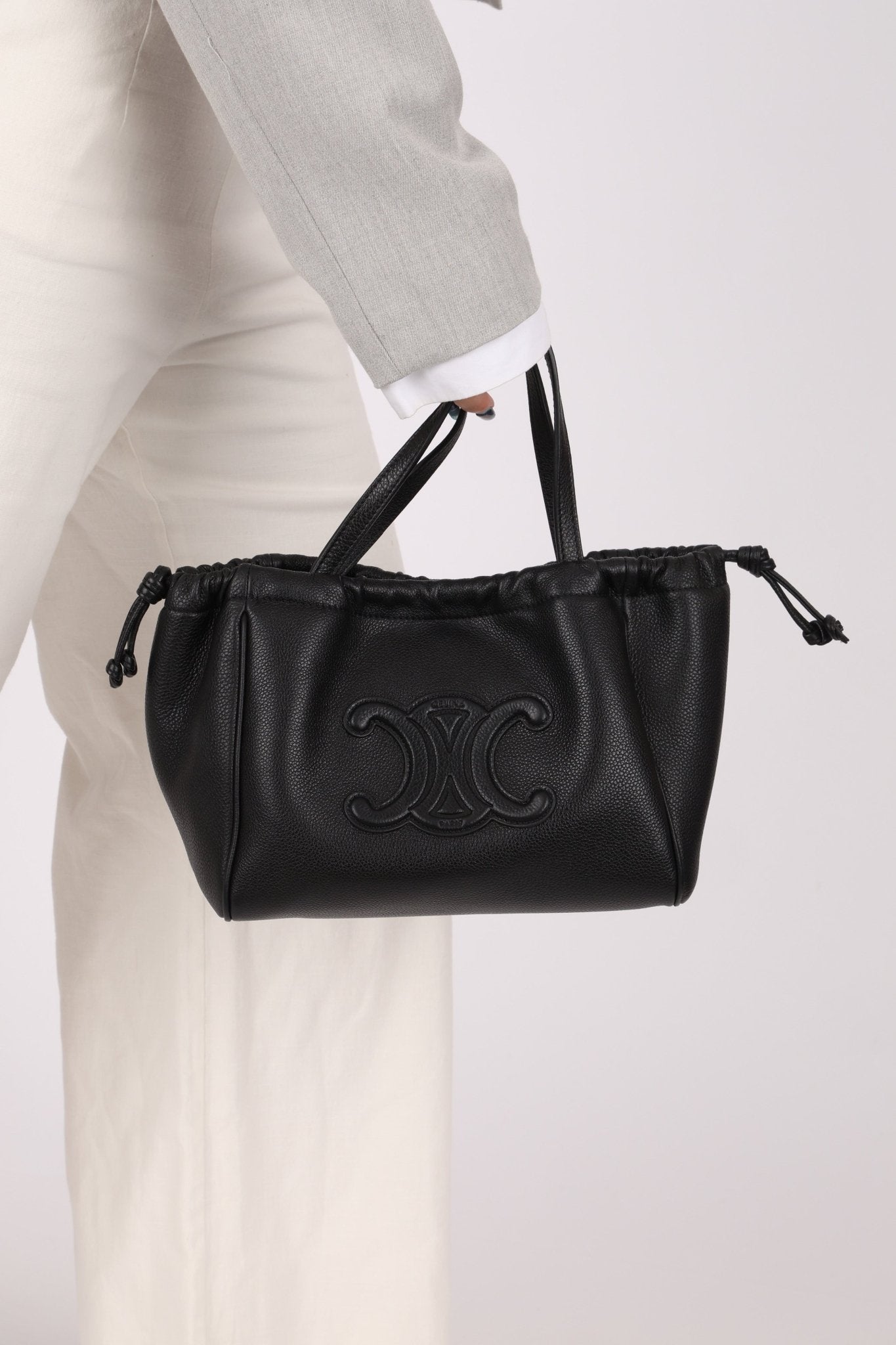 Celine Cuir Triomphe Small Cabas - FashioNica