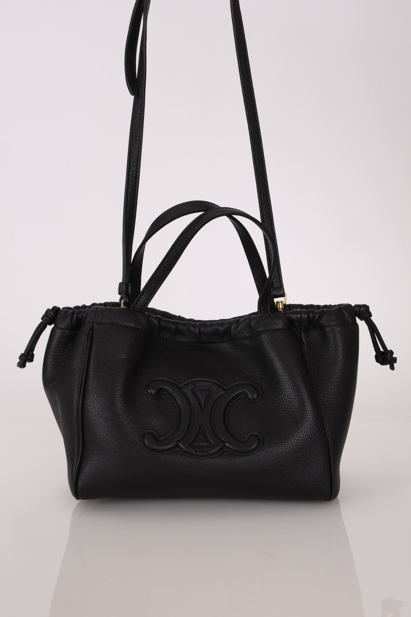 Celine Cuir Triomphe Small Cabas - FashioNica