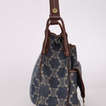 Celine Denim Triomphe Front Pocket Shoulder Bag - FashioNica