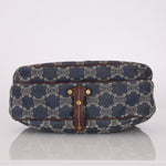 Celine Denim Triomphe Front Pocket Shoulder Bag - FashioNica