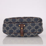 Celine Denim Triomphe Front Pocket Shoulder Bag - FashioNica