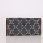 Celine Denim Triomphe Kisslock Wallet - FashioNica