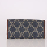 Celine Denim Triomphe Kisslock Wallet - FashioNica