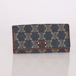 Celine Denim Triomphe Kisslock Wallet - FashioNica