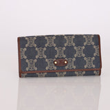 Celine Denim Triomphe Kisslock Wallet - FashioNica