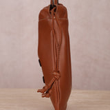 Celine Drawstring Triomphe Leather Pouch Crossbody - FashioNica