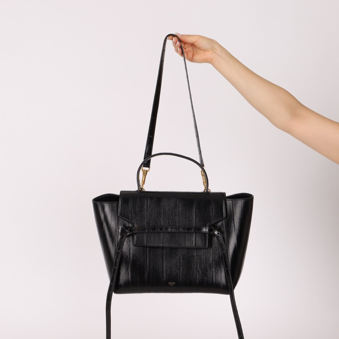 Celine Eel Skin Belt Bag Mini - FashioNica