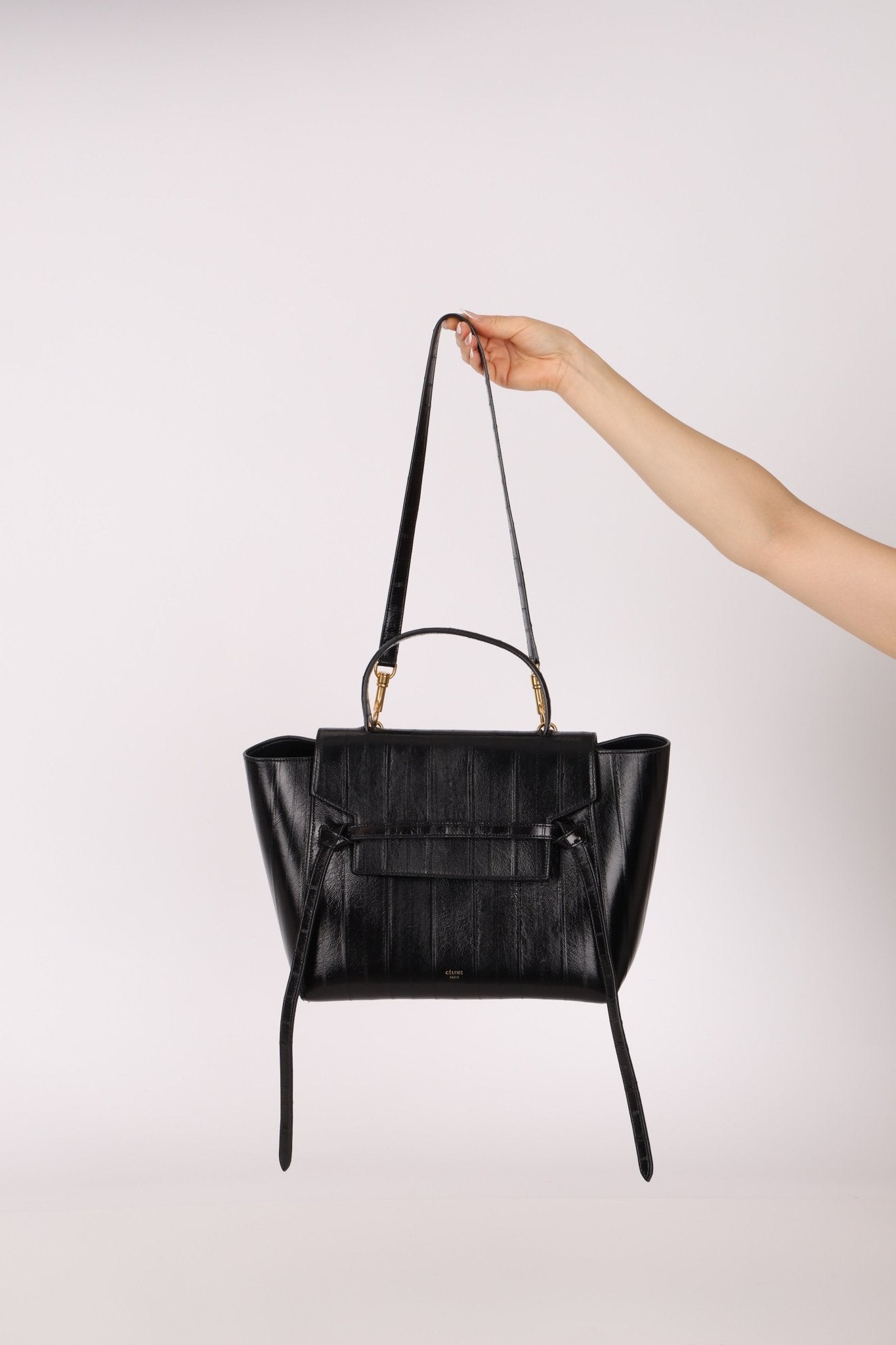 Celine Eel Skin Belt Bag Mini - FashioNica