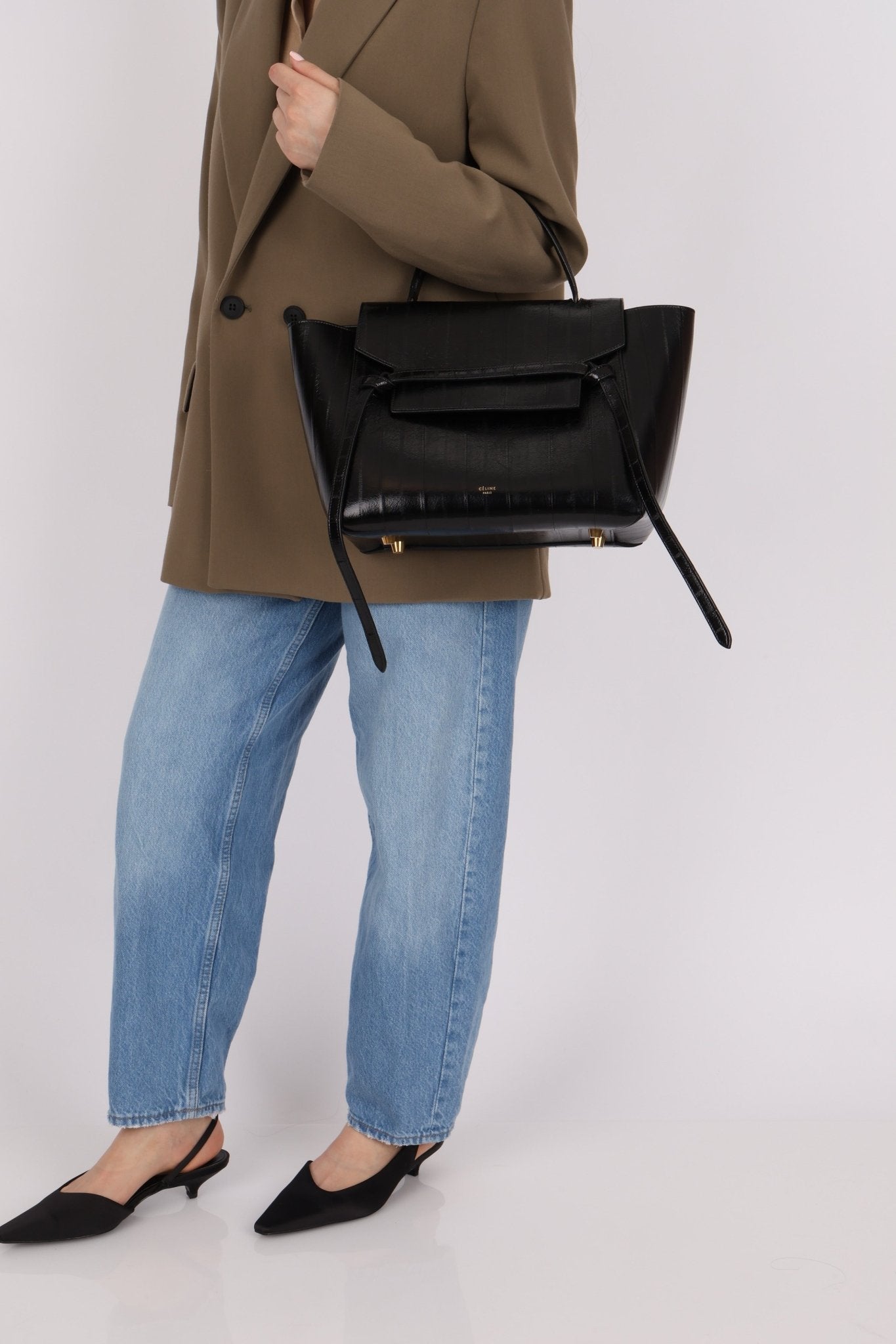 Celine Eel Skin Belt Bag Mini - FashioNica