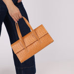 Celine Embossed Triomphe Monogram Shoulder Bag - FashioNica