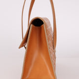 Celine Embossed Triomphe Monogram Shoulder Bag - FashioNica