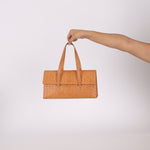 Celine Embossed Triomphe Monogram Shoulder Bag - FashioNica