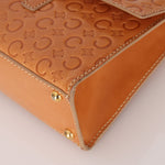 Celine Embossed Triomphe Monogram Shoulder Bag - FashioNica