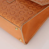 Celine Embossed Triomphe Monogram Shoulder Bag - FashioNica