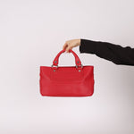 Celine Leather Red Boogie Tote - FashioNica