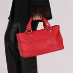 Celine Leather Red Boogie Tote - FashioNica