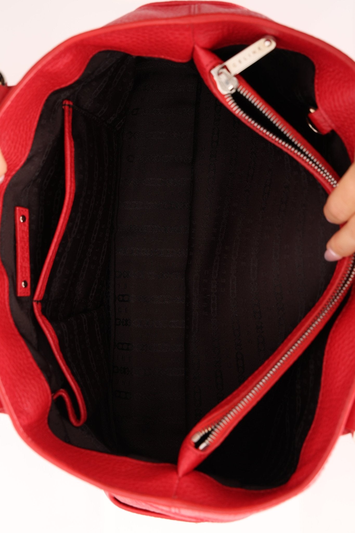 Celine Leather Red Boogie Tote - FashioNica