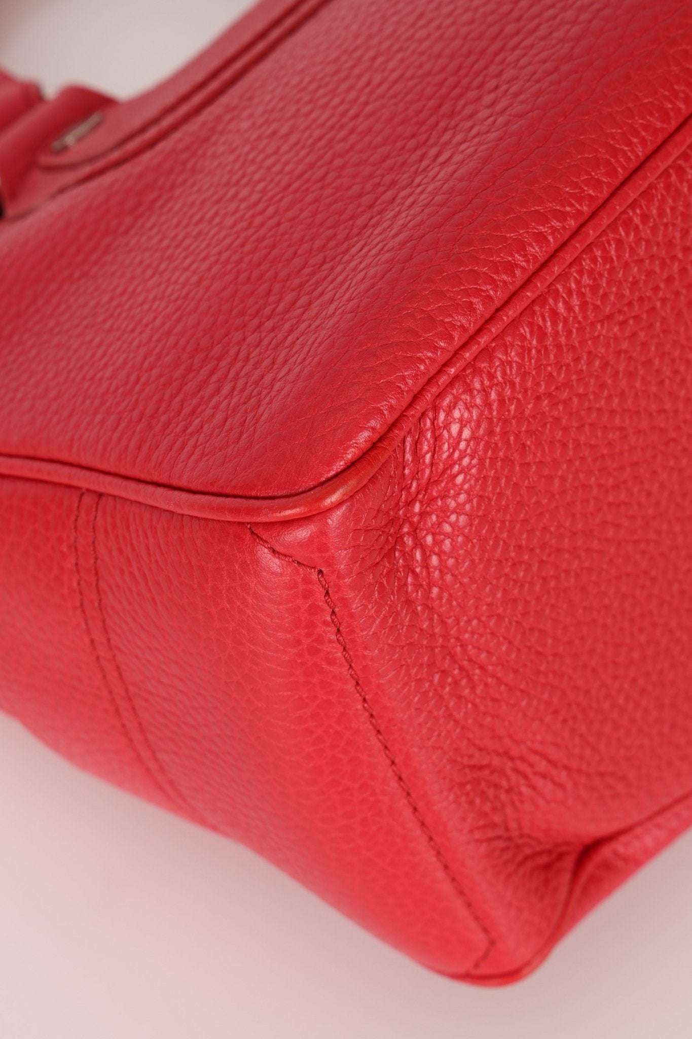 Celine Leather Red Boogie Tote - FashioNica