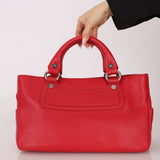 Celine Leather Red Boogie Tote - FashioNica