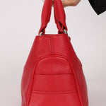 Celine Leather Red Boogie Tote - FashioNica
