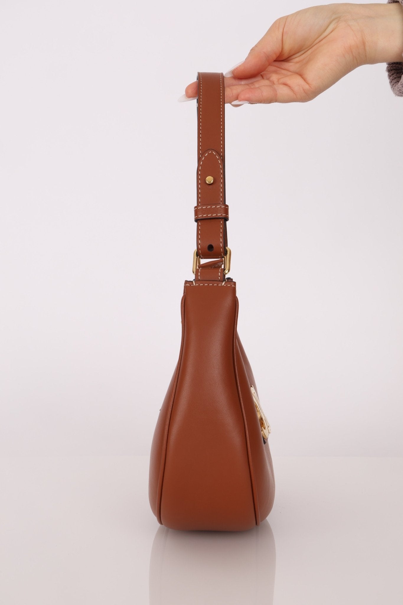 Celine Leather Triomphe Ava Shoulder Bag - FashioNica