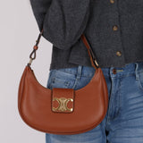 Celine Leather Triomphe Ava Shoulder Bag - FashioNica