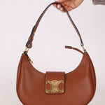 Celine Leather Triomphe Ava Shoulder Bag - FashioNica