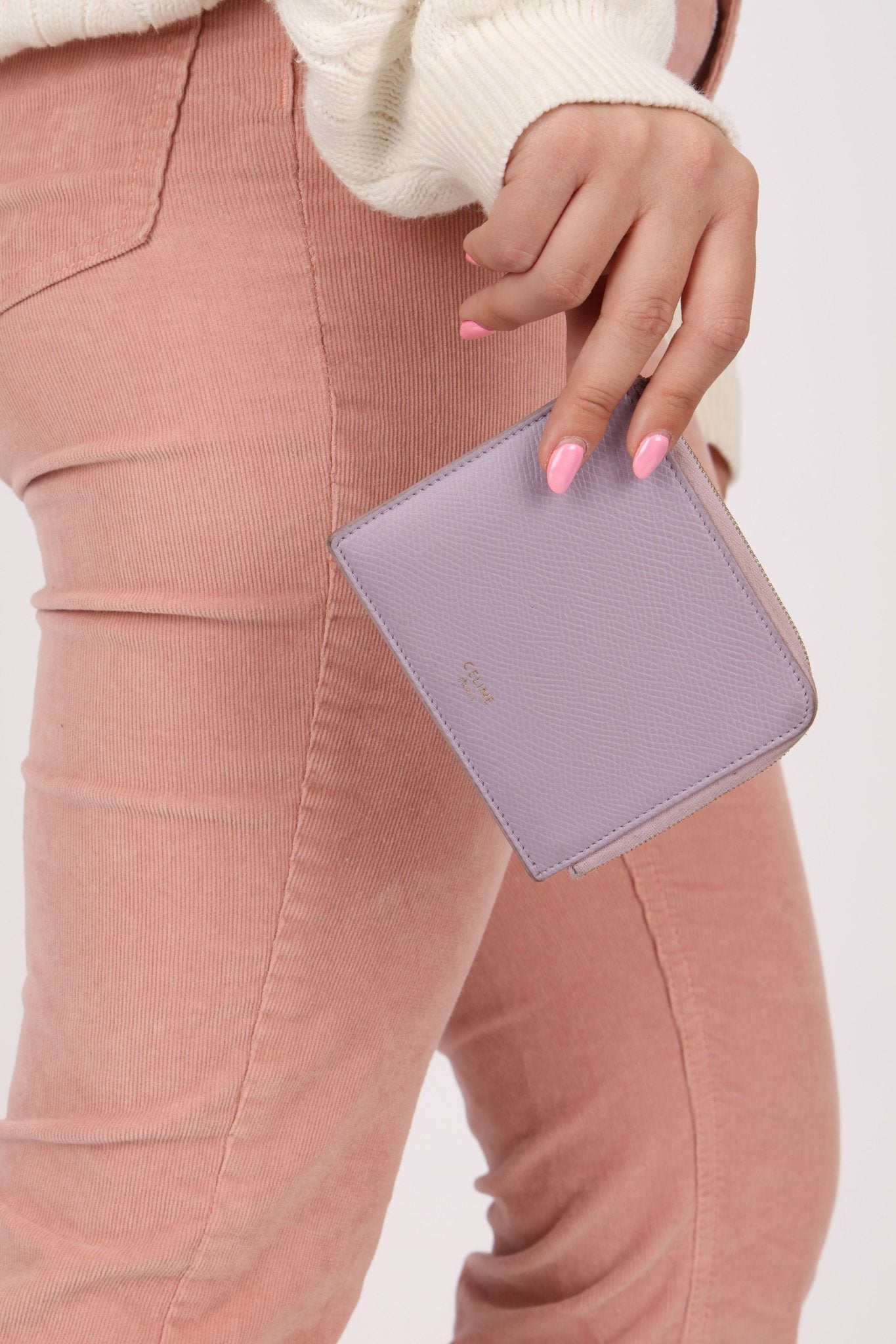 Celine Lilac Everyday Zip Wallet - FashioNica