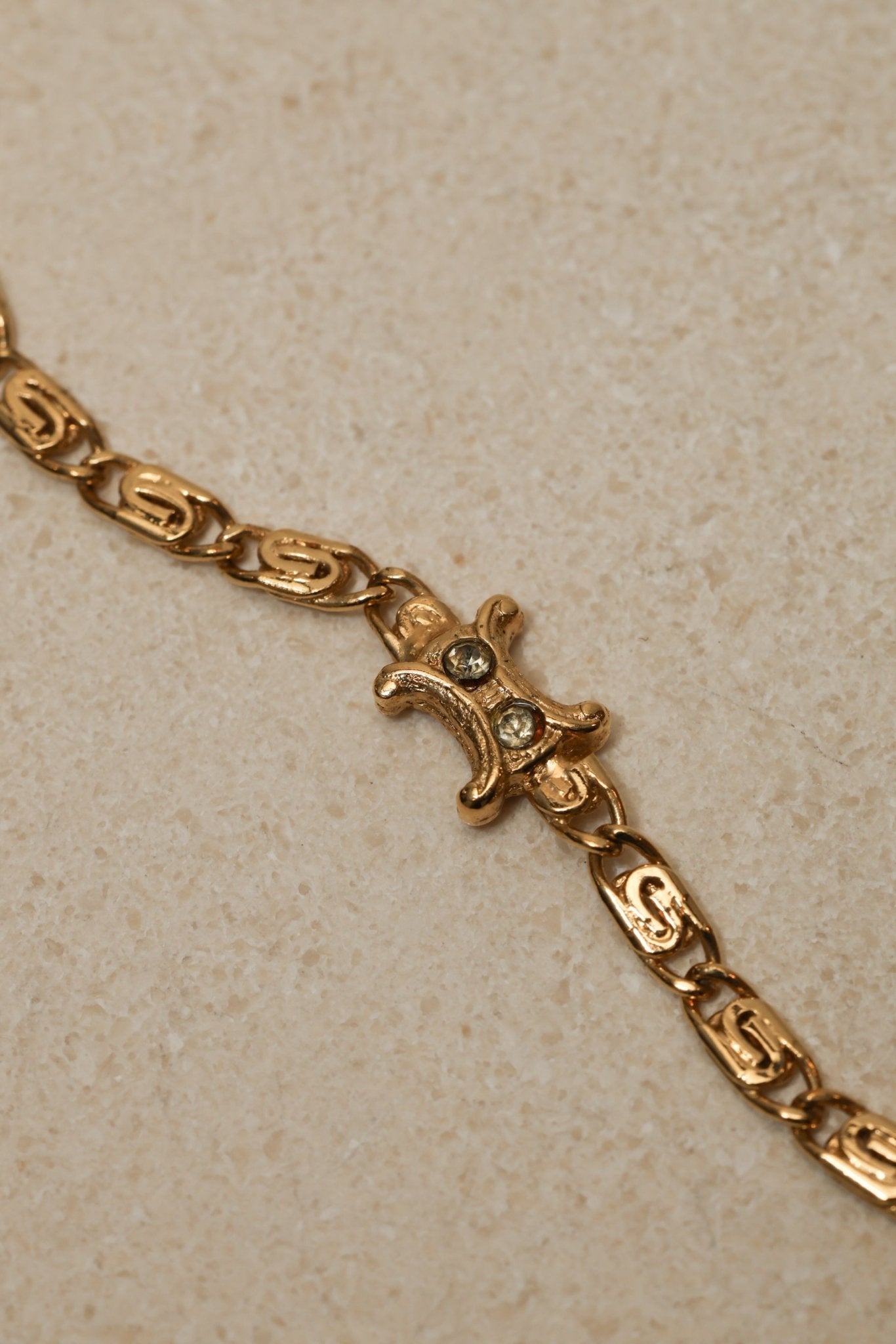Celine Macadam Crystal Chain - FashioNica