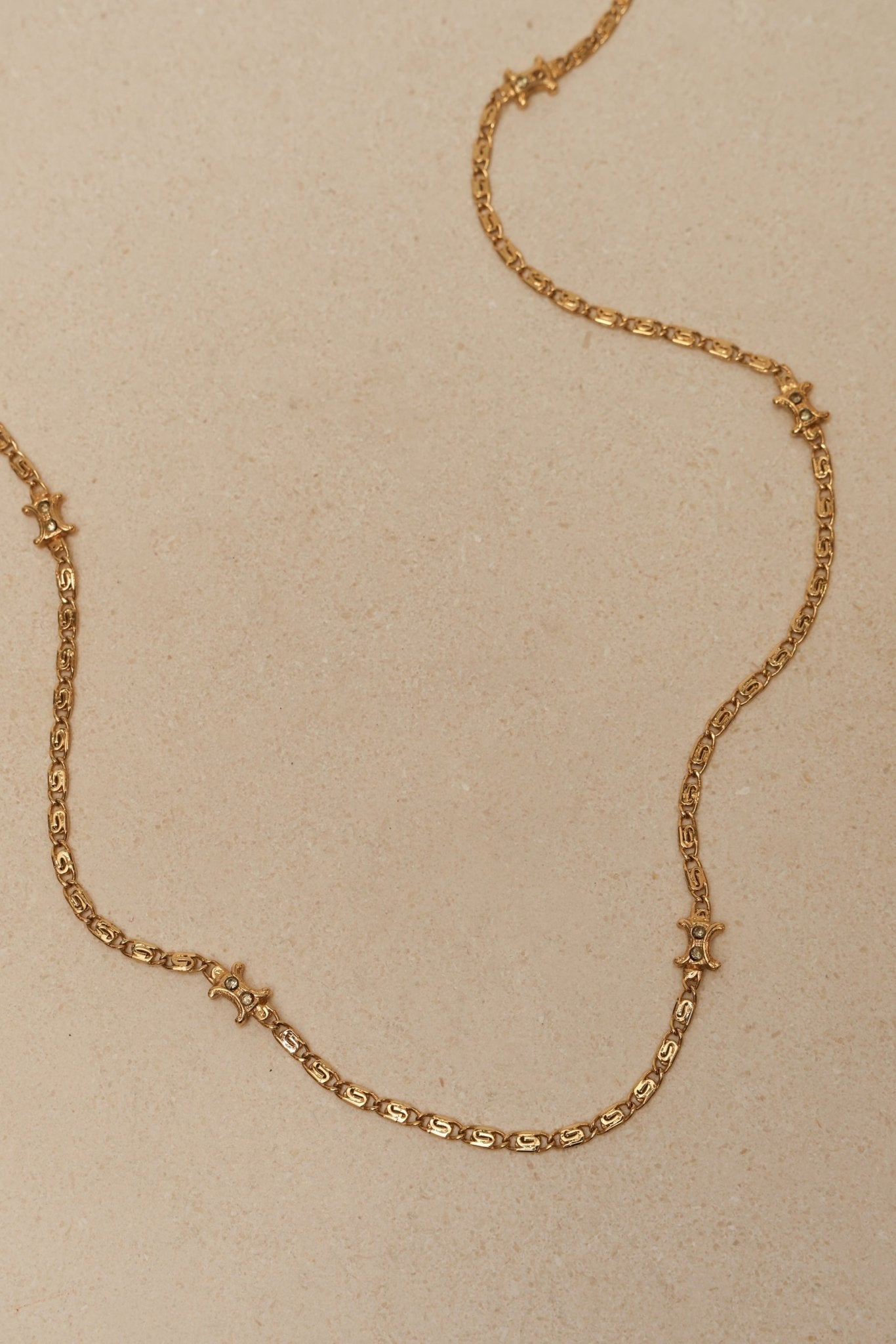 Celine Macadam Crystal Chain - FashioNica