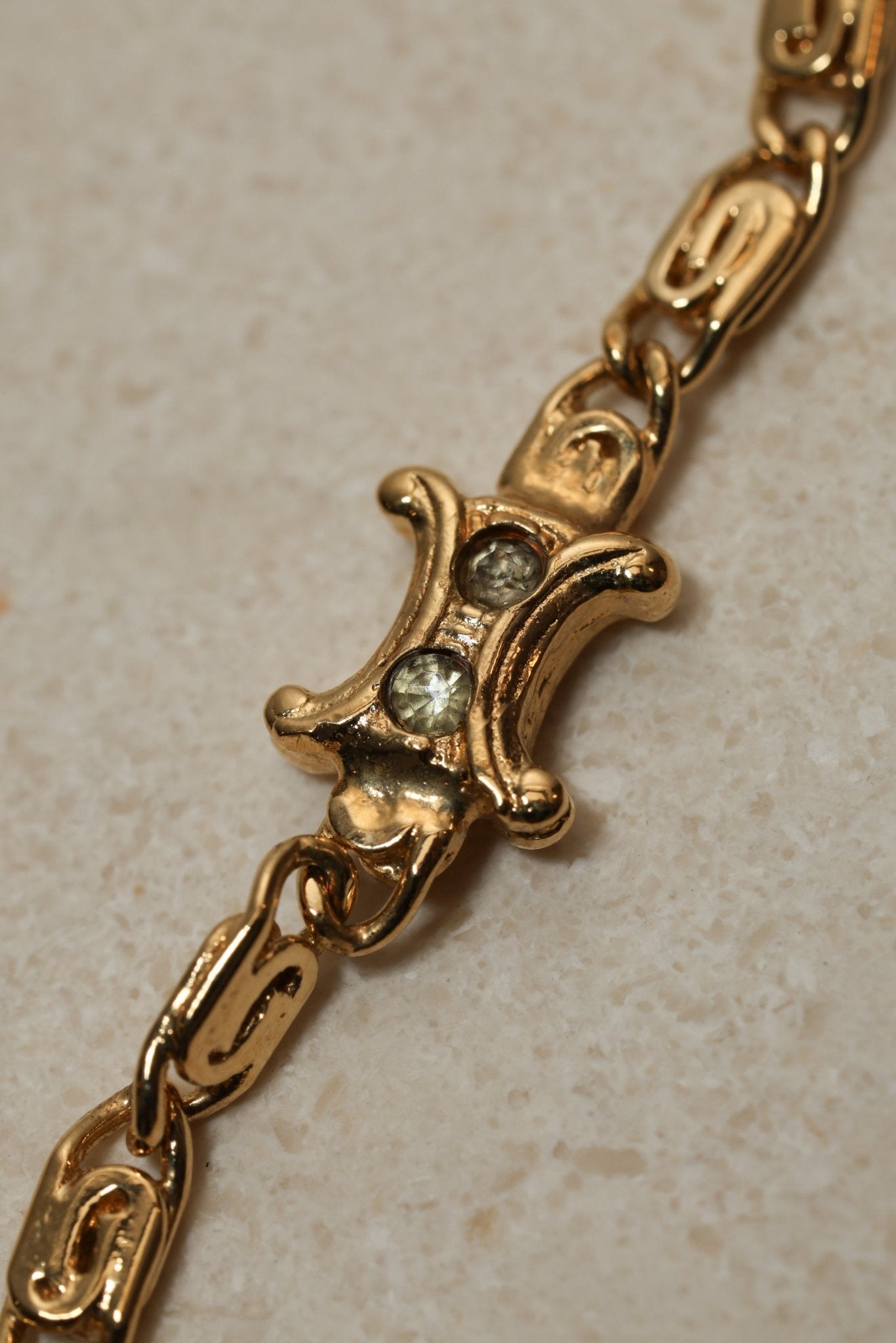 Celine Macadam Crystal Chain - FashioNica