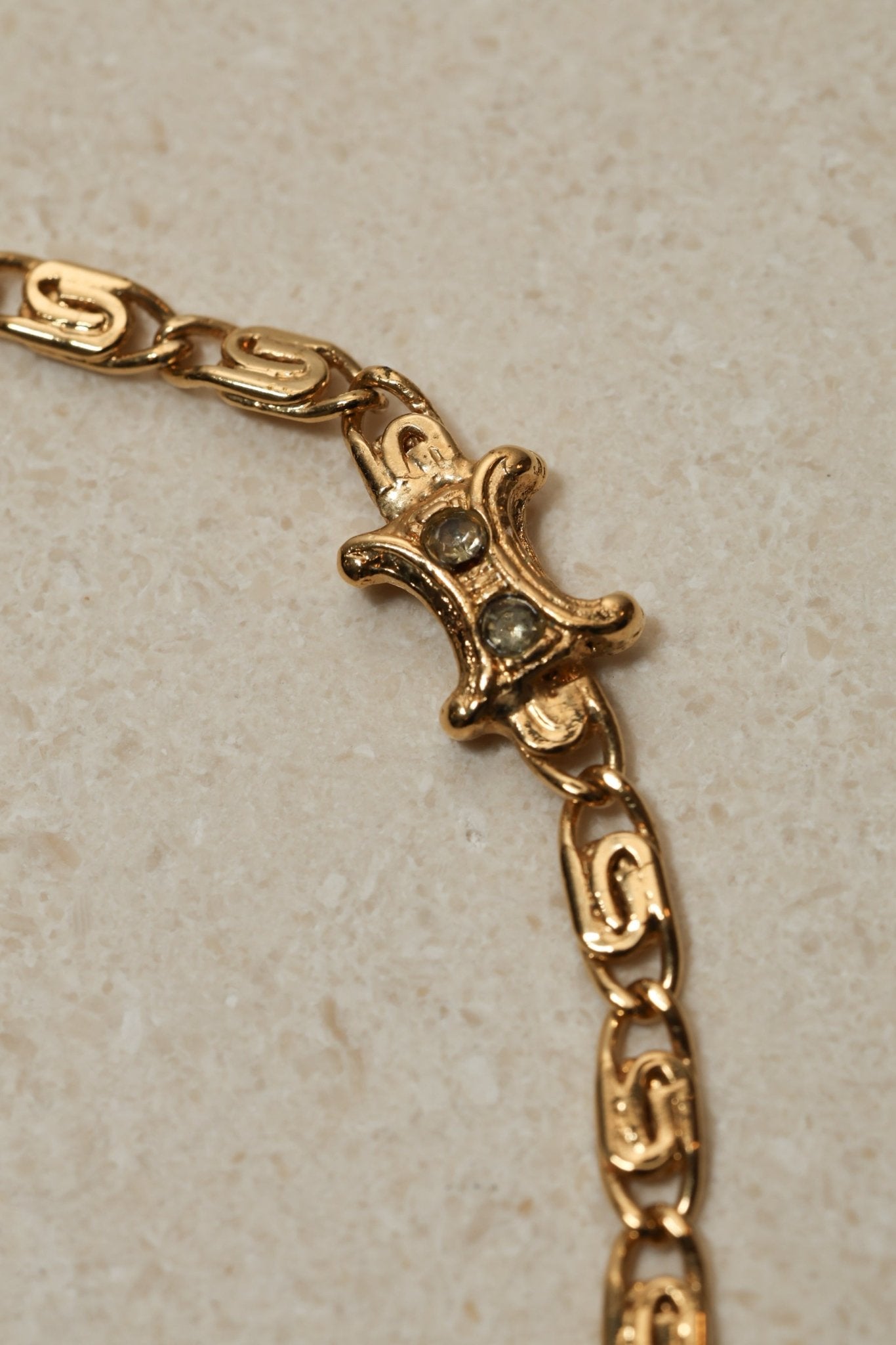 Celine Macadam Crystal Chain - FashioNica