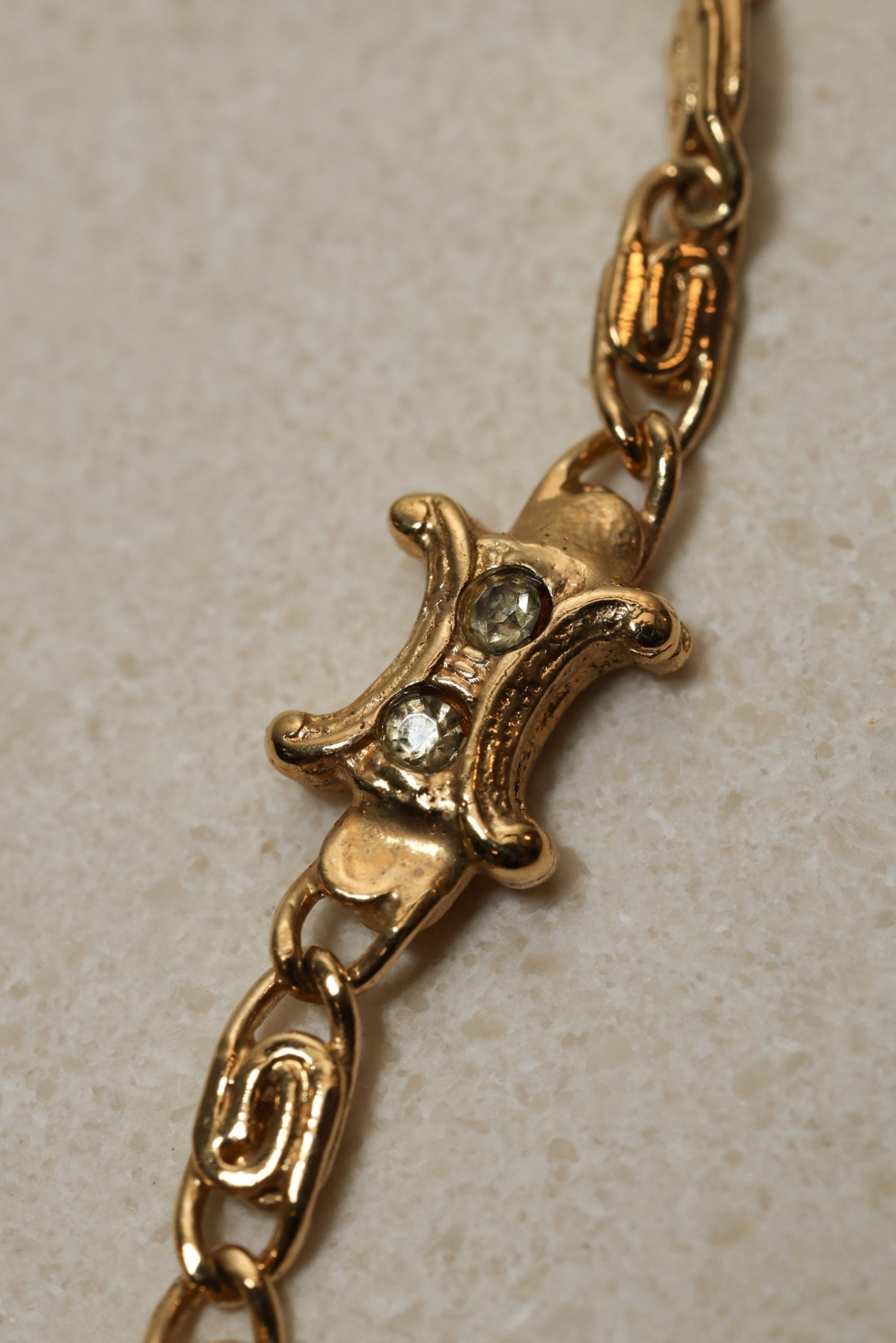 Celine Macadam Crystal Chain - FashioNica
