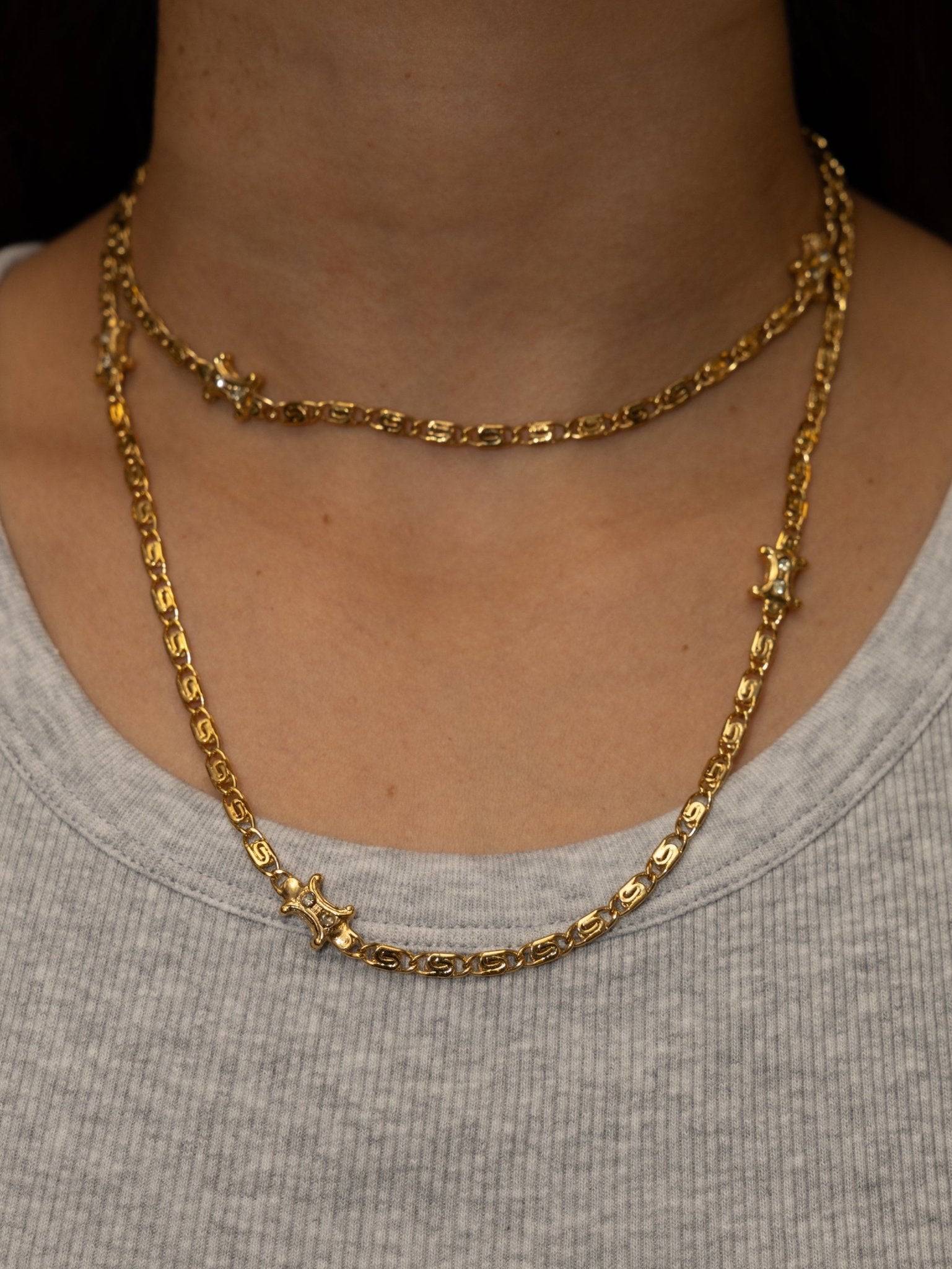 Celine Macadam Crystal Chain - FashioNica