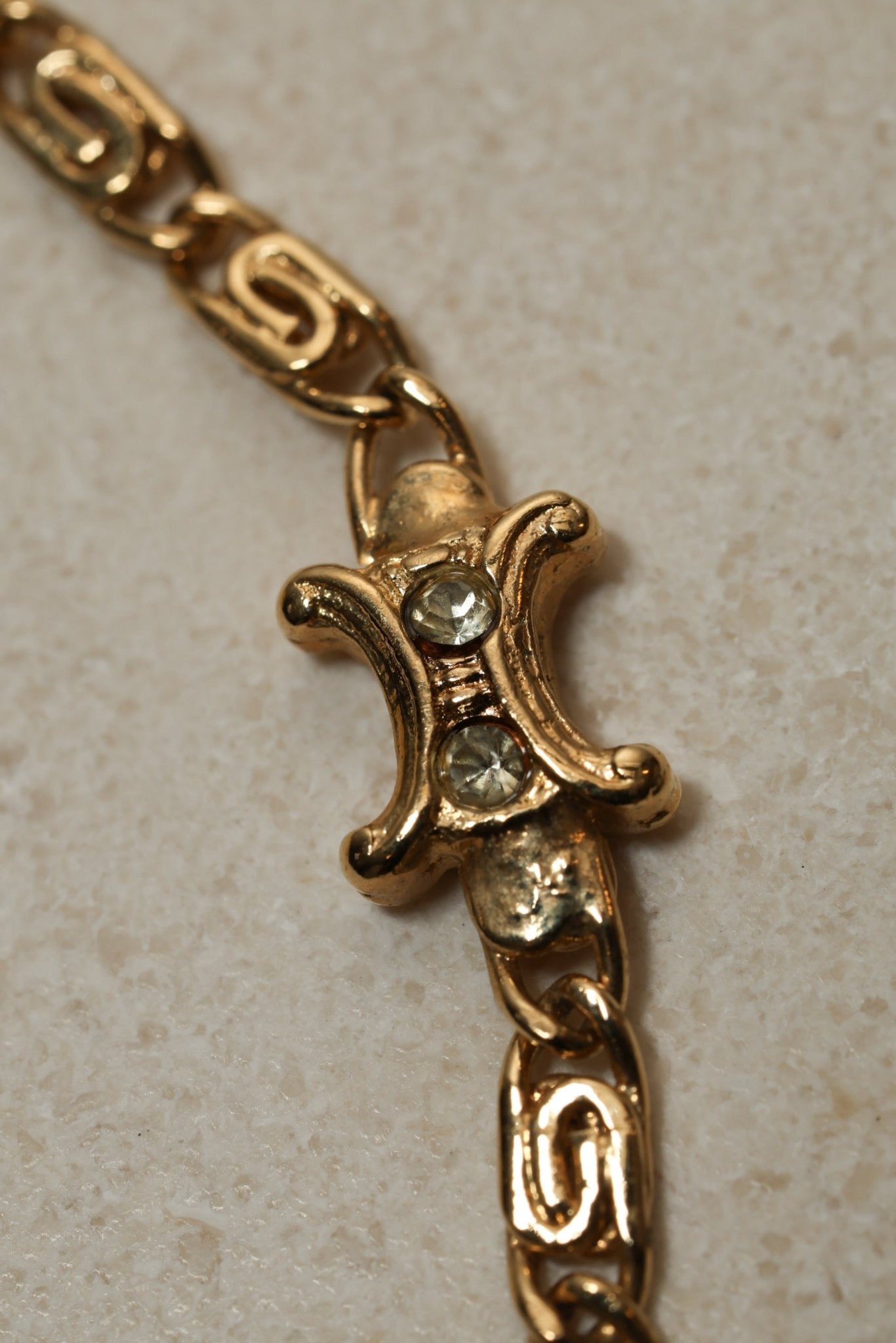 Celine Macadam Crystal Chain - FashioNica