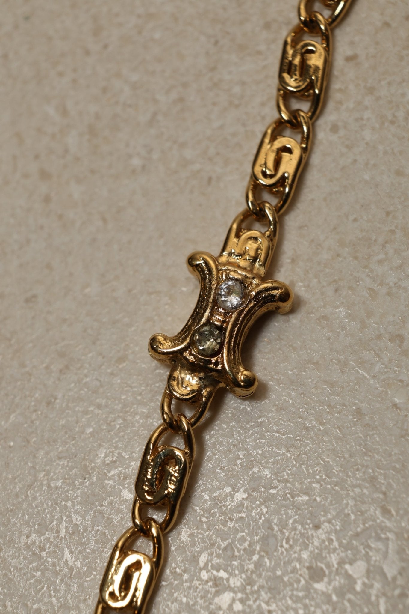 Celine Macadam Crystal Chain - FashioNica