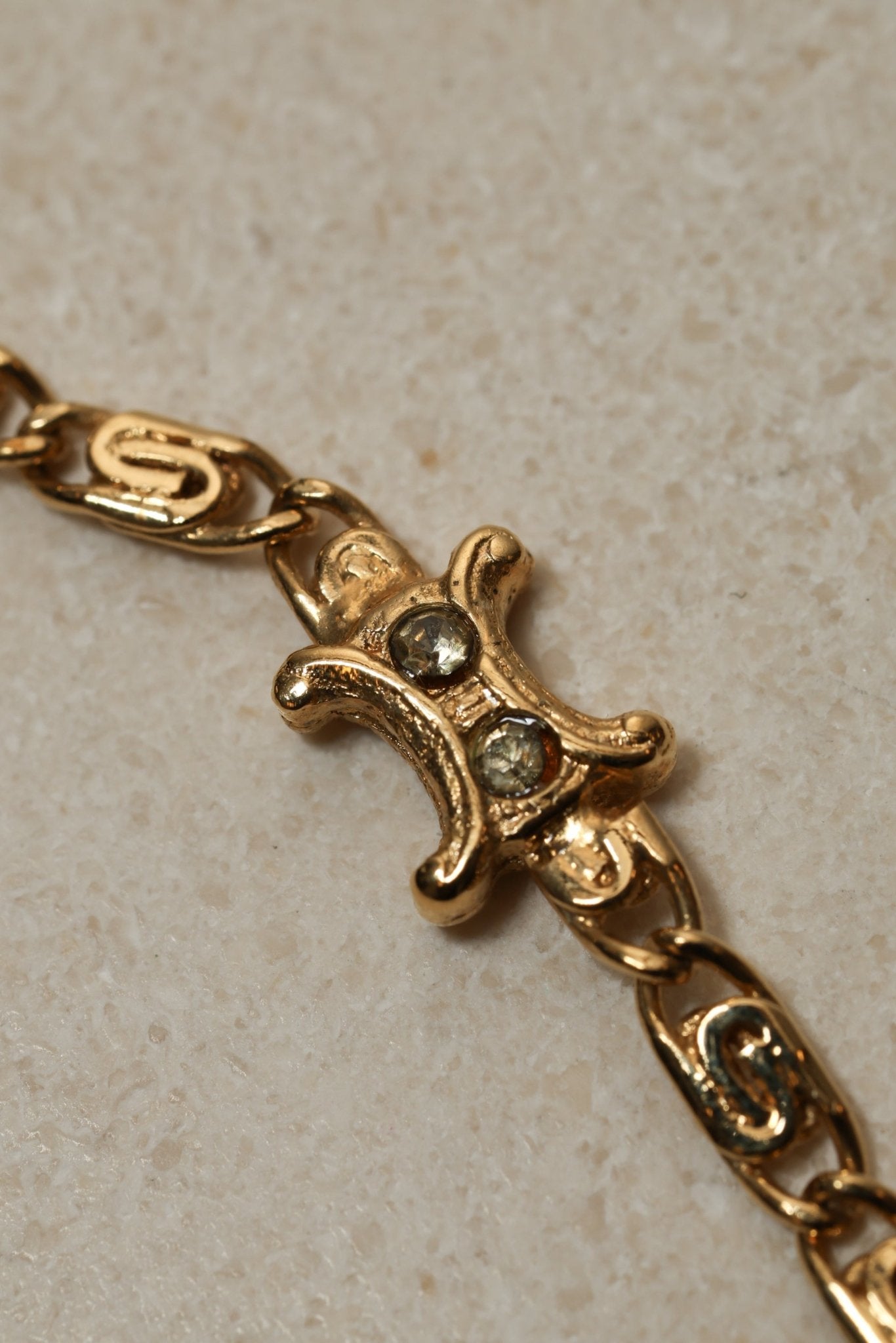 Celine Macadam Crystal Chain - FashioNica