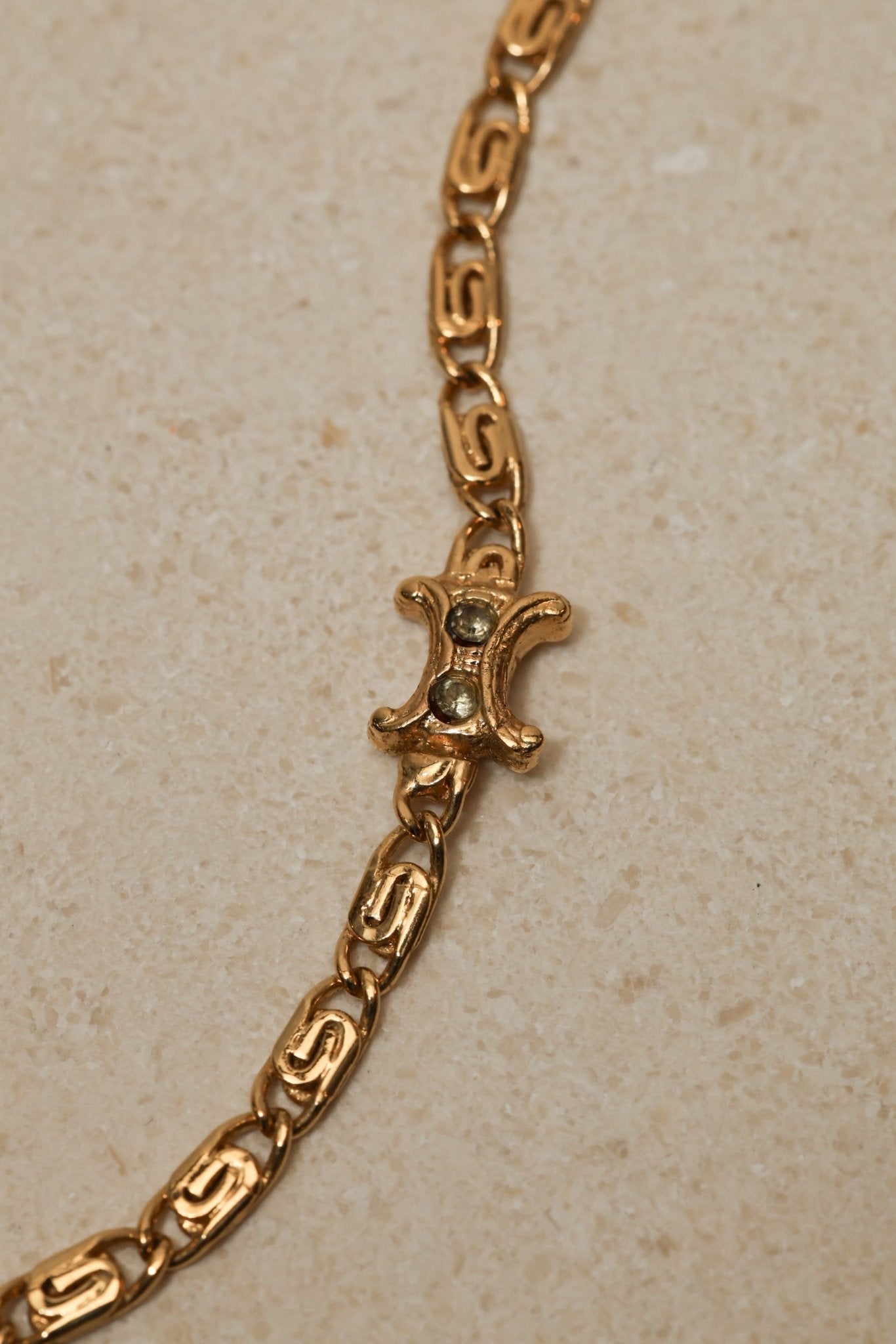Celine Macadam Crystal Chain - FashioNica