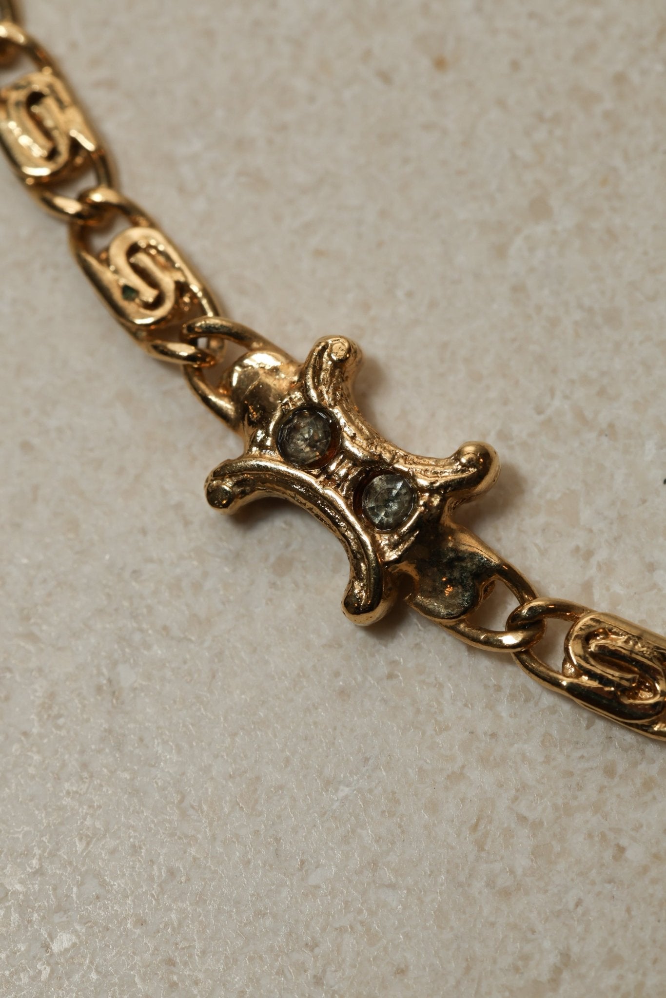 Celine Macadam Crystal Chain - FashioNica