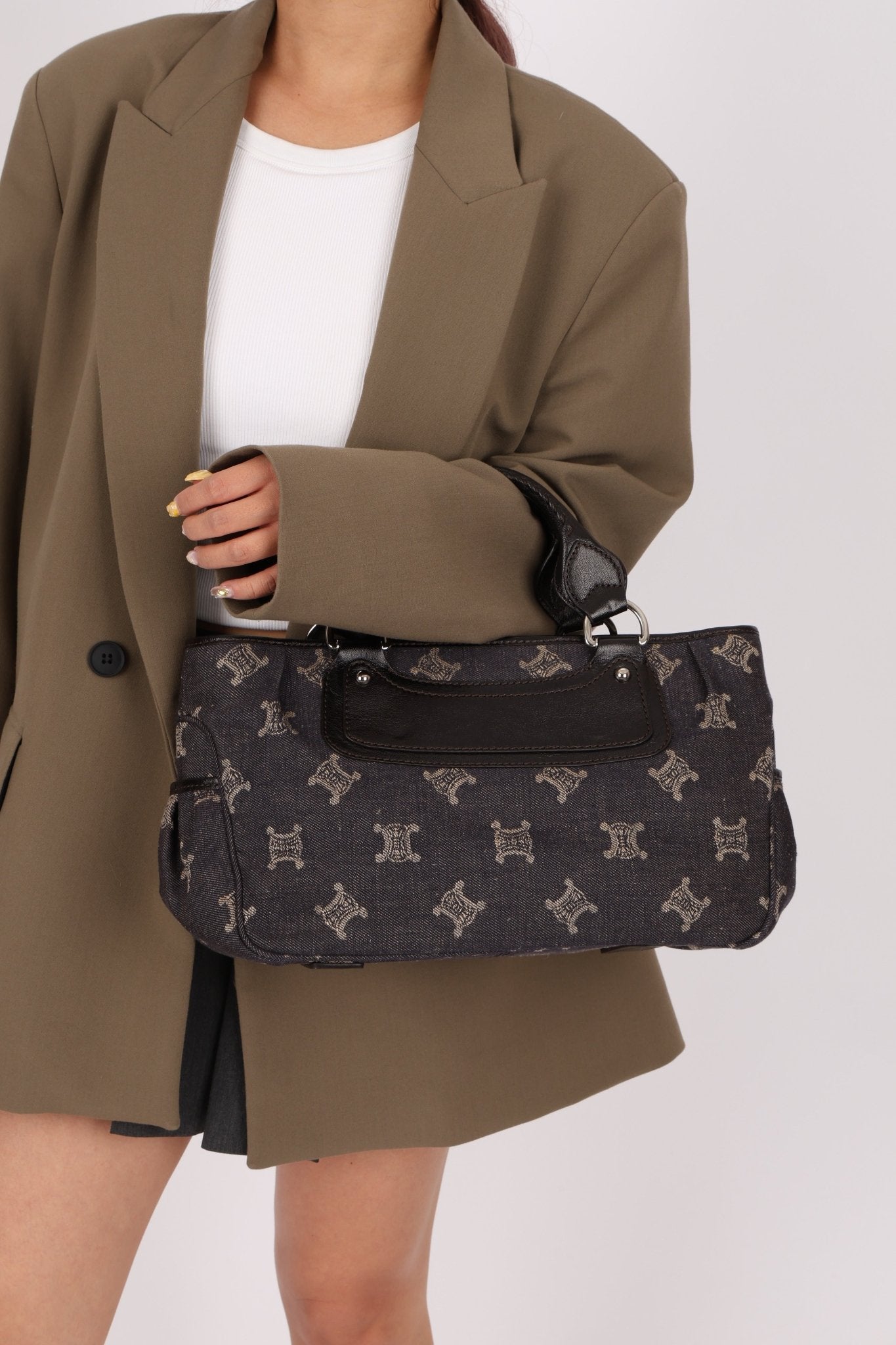 Celine Macadam Denim Boogie Bag - FashioNica