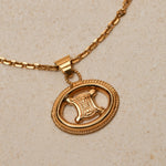 Celine Macadam Oval Pendant Necklace - FashioNica