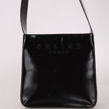 Celine Patent Logo Shoulder Bag - FashioNica