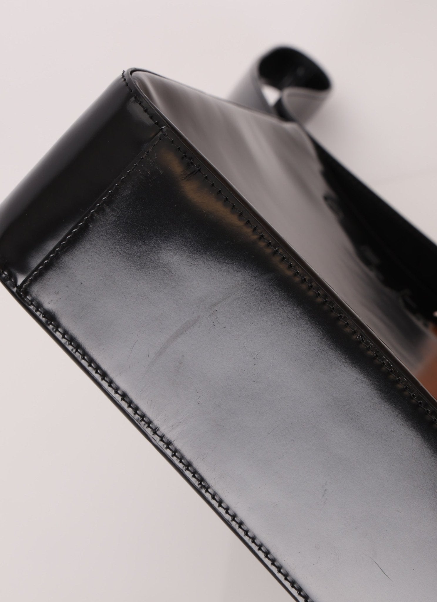 Celine Patent Logo Shoulder Bag - FashioNica