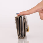 Celine Pebble Triomphe Compact Short Wallet W/ Coin Pouch - FashioNica
