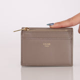 Celine Pebble Triomphe Compact Short Wallet W/ Coin Pouch - FashioNica